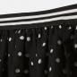 Preview: WAY by IKKS city black zweilagiger Rock mit Lochspitze noir