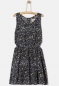 Preview: WAY by IKKS city black ärmelloses Blümchen-Kleid noir imprimé
