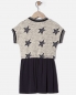 Preview: IKKS Pow Party star dress blanc cassé