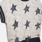 Preview: IKKS Pow Party star dress blanc cassé