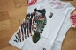 Preview: DeSigual Zebra T-Shirt Barberu blanco