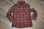 Preview: IKKS garcon Army Ethnik checked shirt rouge fonce
