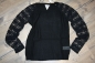 Preview: WAY by IKKS way Pullover mit Spitzenärmeln noir ---nur noch Größe 10a/140---