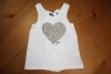 Preview: IKKS city couleur heart tanktop blanc casse