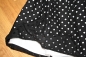 Preview: WAY by IKKS city black zweilagiger Rock mit Lochspitze noir