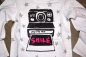 Preview: Sorry4theMess Langarmshirt "Smile" optic white