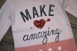 Preview: IKKS Pastel Flower longsleeve rose poudré