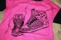 Preview: Sorry4theMess Langarmshirt pixel pink fuchsia