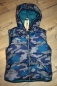 Preview: IKKS garcon electrik  blue reversible quilted waistcoat petrole ---size 14y left only---