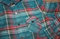 Preview: IKKS garcon Army Folk button shirt bleu carreaux