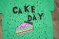 Preview: Sorry4theMess t-shirt "CAKE DAY" vert clair