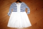 Preview: IKKS cargo stripy fabric mix dress blanc casse