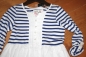 Preview: IKKS cargo stripy fabric mix dress blanc casse
