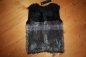 Preview: IKKS city black Zottel-Strickweste gris fonce