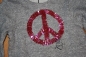 Preview: IKKS Trendy White Ethnic sweatshirt Peace gris chiné