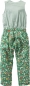 Preview: Room Seven® Jumpsuit/Overall/Einteiler Oopsy leaves print light green
