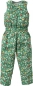 Preview: Room Seven® Jumpsuit/Overall/Einteiler Oopsy leaves print light green