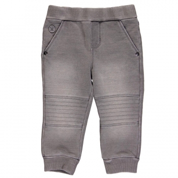 boboli baby boy sweat-/joggingpants denim grey