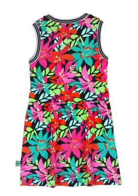 boboli kids girl "Palm Springs" ärmelloses Jerseykleid estampado