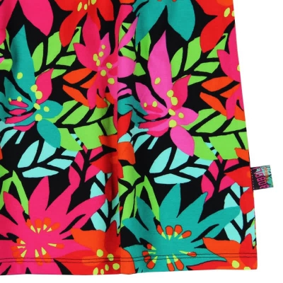 boboli kids girl "Palm Springs" ärmelloses Jerseykleid estampado