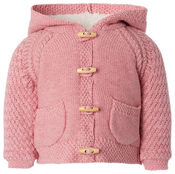 noppies baby girl cardigan knit Sue fur rose