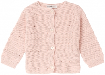 noppies baby girl knitted cardigan Eugene blush