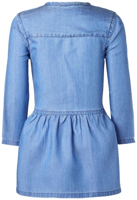 noppies kids girl Langarm Jeanskleid Lubeck mid blue