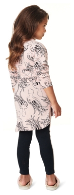 NOP girls Langarm-Sweatkleid Kearny aop pink