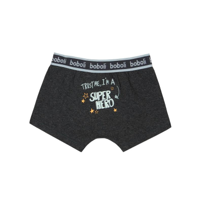 boboli underwear boys Dreierpack Boxershorts "Super Hero" grau