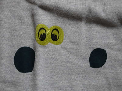 moodstreet Sweater AOP Dots grey melee