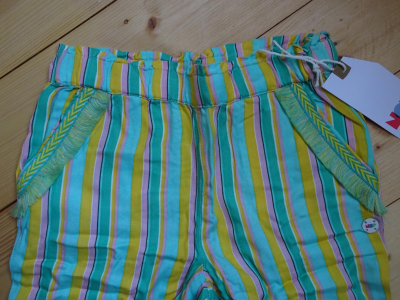 NOP girls gestreifte Culotte Bluefield pacific