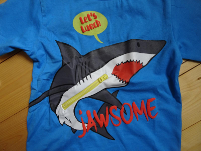 Someone boys T-Shirt Shark medium blue