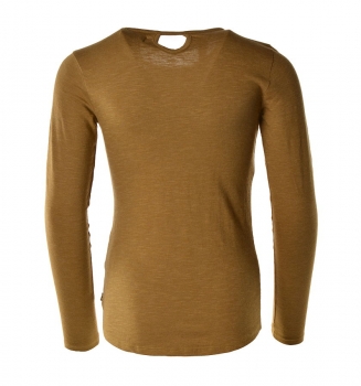 Like FLO Langarmshirt "mon cheri" mosterd
