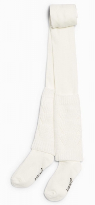 IKKS Cosy Winter cuff-tights blanc cassé