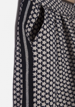 IKKS Pow Party star skirt navy