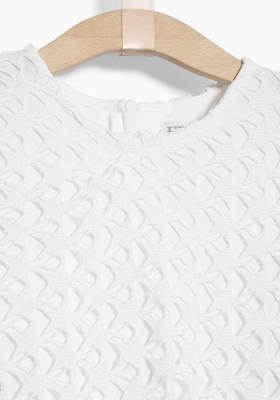 IKKS white label Lagenlook Kleid blanc optique