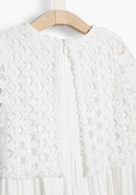 IKKS white label Lagenlook Kleid blanc optique
