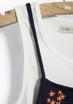 WAY by IKKS Malibu 2in1 Kleid bleu