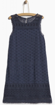WAY by IKKS Malibu ärmelloses Spitzenkleid bleu