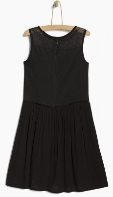 WAY by IKKS Bubble Black ärmelloses Kleid noir