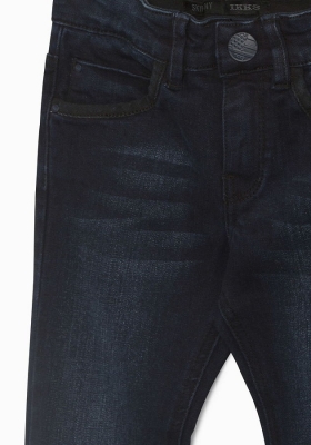 IKKS garcon cargo skinny denim pants brut