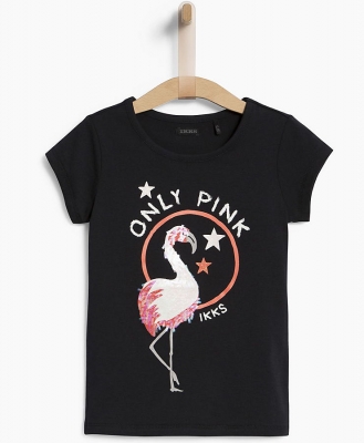 IKKS cargo T-Shirt "Only Pink" navy