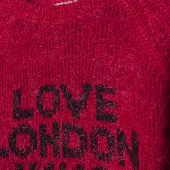IKKS city couleur knitted pullover framboise