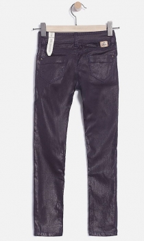 IKKS city black skinny Jeanshose violet