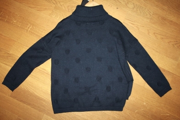 IKKS cargo oversized rollneck pullover cape navy