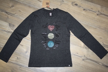 Sorry4theMess longsleeve "traffic" anthracite chiné