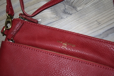 Preview: nice things Kunstleder-Tasche double sling terracotta