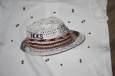Preview: IKKS exclusive Boho Rock T-Shirt blanc cassé