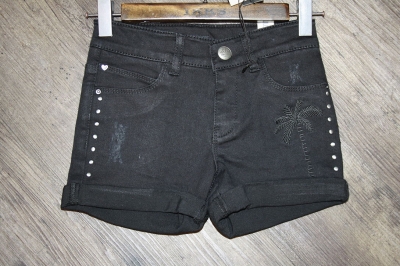 IKKS city black Jeans-Shorts noir