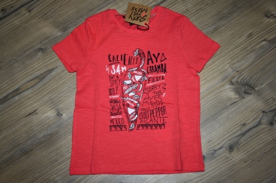 Sorry4theMess T-Shirt "Mexico picante"  rouge clair